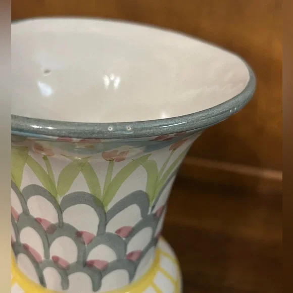 Vintage MacKenzie Childs Vase - King Ferry - Picture 5 of 8